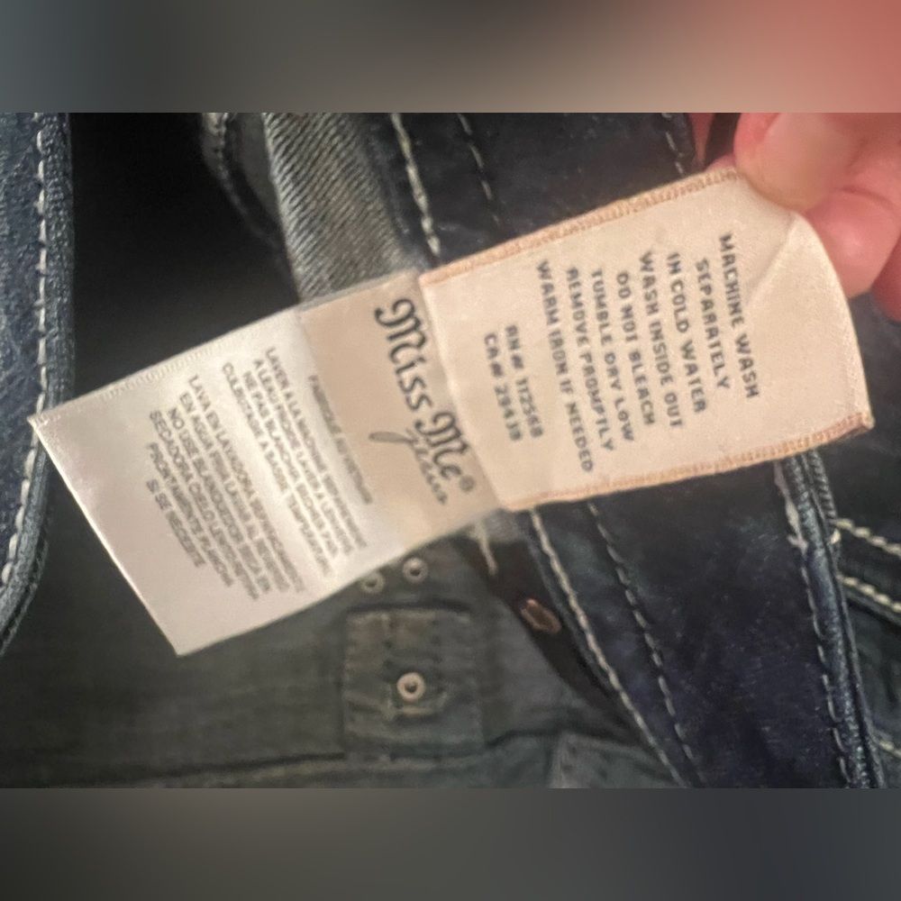 Miss Me Dark Blue Flare Jeans - Picture 10 of 10